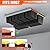 TORACK Garage Ceiling Bin Storage Rack, Overhead Tote Storage Rail System Heavy Duty Adjustable Tote Slide Rails Garage Bins Storage System(White, Bins are not included)