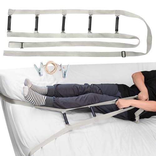 Bed Ladder Assist - Pull up，Rope Ladder with Handle Strap | Essential C Section Recovery Must Haves & Parkinsons Aids for Living | Mobility Assistance for Elderly, Injury, and Handicap Sit-Up Support