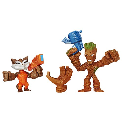 Marvel Avengers Super Hero Mashers Groot and Rocket Action Figure