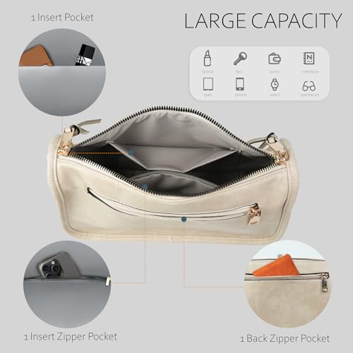 Image of Crossbody Bag for Women, Bohemian Vintage Purse with Wide Strap | Stylish Vegan Leather Design, Adjustable Shoulder Strap, Versatile for Daily Travel and Weekend, Ideal Gift Choice