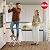 Hailo MK80 ComfortLine | Aluminum Step Stool | Two Large Steps with Non-Slip Ribbing | Carrying Handle with Integrated Unlocking Function | Soft-Grip Base | Rustproof | Silver