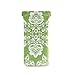 susiyo Spring Green Floral Glasses Case Portable Microfiber PU Leather Soft Sunglasses Bag Eyeglasses Pouch Holder Squeeze Top for Women Men