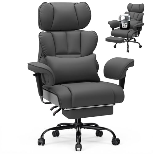 HOFFREE Ergonomischer Bürostuhl für schwergewichtige Personen...