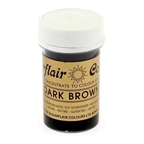 Sugarflair Spectral Concentrated Paste Colour - Dark Brown Cover