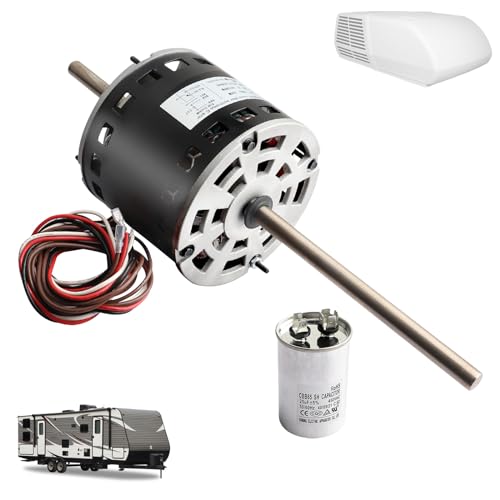 B.ZSSY RV AC Air Conditioner Motor Compatible with Coleman Mach RV Condenser Fan Motor D1092 1/3HP 115V 1675RPM Replaces for 7184-0156,7184-0432,1468-306,1468-3069,7855MVA-A11U
