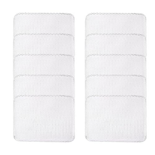 Rejilla para barbacoa, esterilla de malla para barbacoa, 10 piezas, red para barbacoa de carne, para cocinar alimentos, para pícnics, jardín, patio, hoguera, mochila