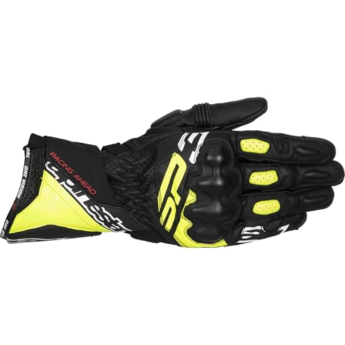 Image of Alpinestars Sp-3 Motorcycle Gloves, black/white/fluo yellow, 3XL
