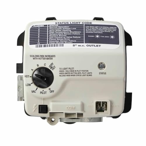 Reliance water heater gas control valve 100112336 trade number WT8840B 160 Degree F 1" Cavity made by Resideo - image 1