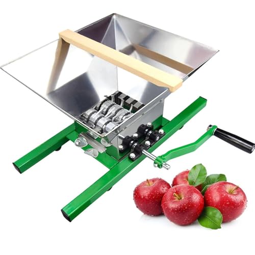 ❤ Frantumazione efficiente: tritafrutta ideale per mele e pere, produce pezzi di frutta uniformi da 6 mm. La polpa è facile da spremere per ottenere succo o sidro con il minimo spreco. Dotato di ingranaggi in lega di alluminio di alta qualità, questo tritafrutta è dotato di un esclusivo meccanismo di interblocco multi-dente che schiaccia senza sforzo frutta e verdura dure.