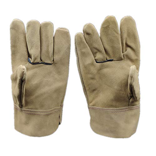 Preisvergleich Produktbild Kurze Rindsleder-Schweißhandschuhe aus zweilagigem Wildleder