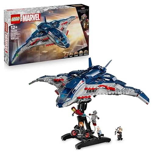 LEGO Marvel Quinjet de Vengadores: La Era de Ultrón - Avión de Juguete de Superhéroes con Moto y 5 Minifiguras inc. Iron Man, Viuda Negra y Ojo de Halcón - Regalo para Niños y Chicos de 12+ Años 76325 | Ya disponible en tu tienda friki favorita! En mundofriki.es! LEGO Marvel Quinjet de Vengadores: La Era de Ultrón - Avión de Juguete de Superhéroes con Moto y 5 Minifiguras inc. Iron Man, Viuda Negra y Ojo de Halcón - Regalo para Niños y Chicos de 12+ Años 76325 | Ya disponible en tu tienda friki favorita! En mundofriki.es!