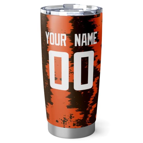 Image of ANTKING Cleveland Tumbler 20oz Travel Mug Custom Number Name Gifts