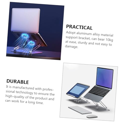 Soporte ajustable para laptop con ventiladores duales miniatura 5