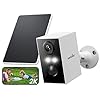 wansview Überwachungskamera Aussen Solar Akku - 2K Kamera Überwachung Aussenkamera WLAN Kabellos Akku mit Solarpanel, WiFi Camera Outdoor, Farbnachtsicht, PIR Bewegungserkennung, 2-Wege-Audio, IP65