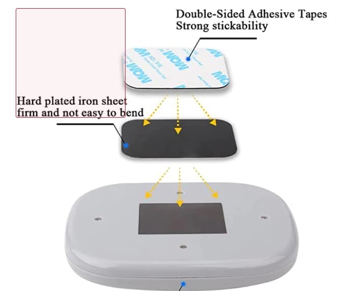 CLOUDSALE Wireless Car Magnetic Stick Car Ceiling Roof LED Lights with Dome Light for Multipurpose Use(White) - Image 4 thumbnail