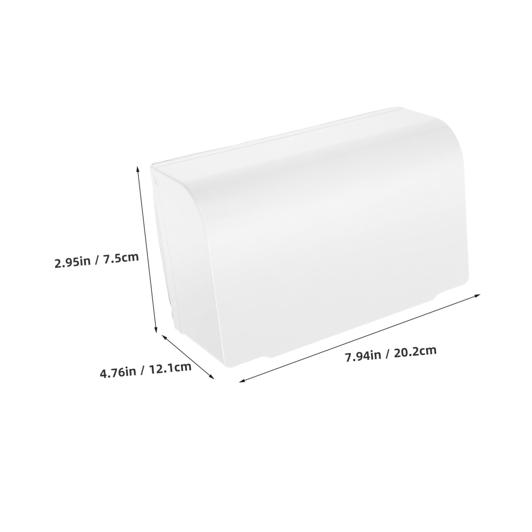 IWOWHERO 1pc Socket Waterproof Cover Outlet Clear Plug Lock Flip Socket Outlet Cover Power Socket Weatherproof Receptacle Cove Enclosure Electrical Socket Hider Conjoined Socket Case White