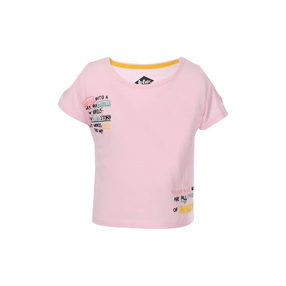 Lee Cooper Girls Animal Print Regular fit T-Shirt