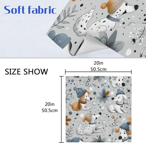 Servilletas de tela multicolor pack x6 20x20 pulgadas miniatura 6