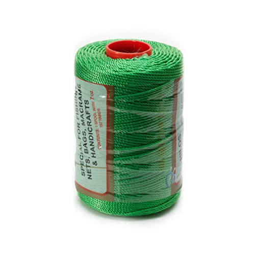 Image of Espiga No.18-100% Nylon Omega String Cord for Knitting and Crochet - 24 Lime