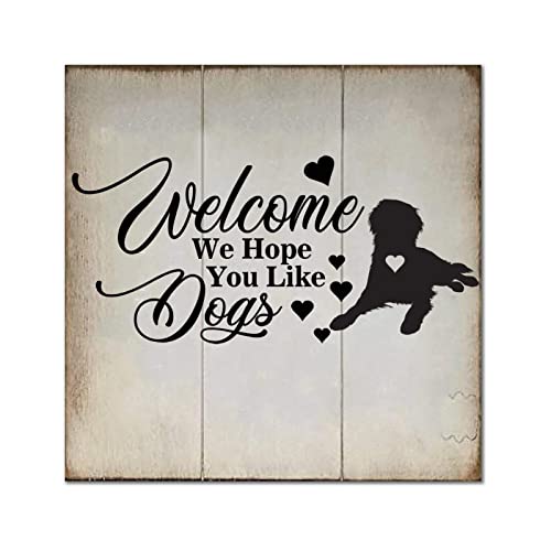 Plaque en bois Welcome cadeau idéal pour pendaison de crémaillère