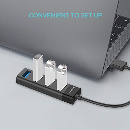 4-Port-USB-30-Hub-KEYMOX-Compact-Size-Data-USB-Hub-for-MacBook-Mac-Pro-Mac-Mini-iMac-Surface-Pro-XPS-PC-Flash-Drive-Mobile-HDD-Charging-Not-Supported