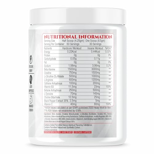 Image of Greek God Pre Workout | Extreme High Stim | 200mg Caffeine, 3000mg Beta-Alanine, 1000mg Citrulline, Black Pepper Extract | Explosive Energy & Focus