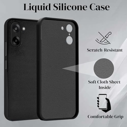 Image of Jkobi Back Cover Case for Oneplus Nord CE 5 (Textured Grip Design | Camera Protection | Slim and Light Weight | Soft Touch and Feel | Black)