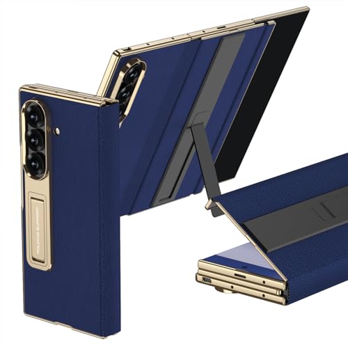 Coque pliable pour Galaxy Z Trifold bleu étui à rabat pour le bureau