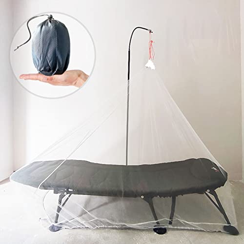 Klamboe En Insectenwerende Netten Gordijnen, Camping Beddengoed Patio, Mosquito Camping Insectennet Opvouwbaar, Compact En Lichtgewicht Voor Kamperen Vissen, Past Op Slaapzakken, Tent(Green,2.4*1.4*1.3m) - Image 5