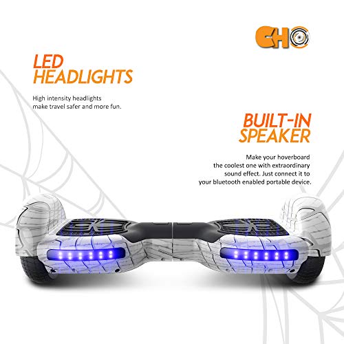 Cho Spider Wheels Series Hoverboard Ul2272 Certified Hover Board Electric Scooter With Built In Speaker Smart Self Balancing Wheels (Spider Cotton) #TOP3