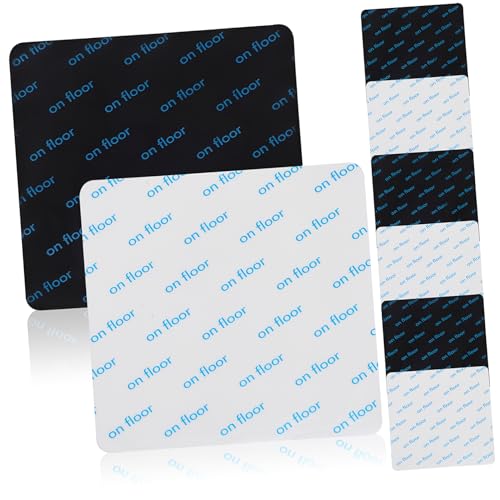 PRETYZOOM 8piezas Pegatinas Antideslizantes para Alfombras Almohadillas Cuadradas Cintas Adhesivas para Esquinas De Pisos