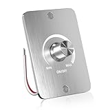 TrustWheel 12V PWM Dimmer Switch 5A 60W,RV Light Dimmer Switch,PWM Dimming Switch for RV Camper Boat Trailer Van Truck Cars, Incandescent, Halogen Light Bulb