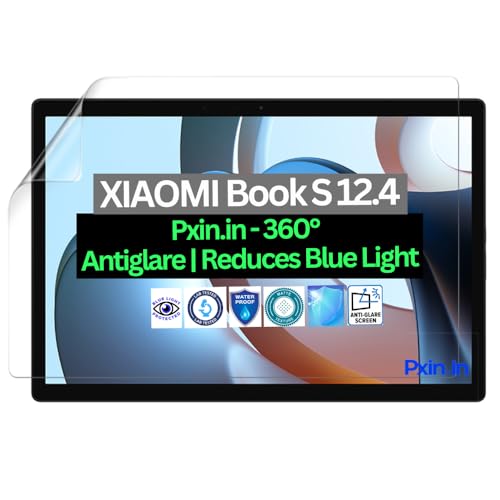 Image of Pxin Tablet Anti Bluelight and Anti Glare Screen Guard compatible with XIAOMI Book S 12.4 | BLUVLightblock Tech | Scratch Proof | Prevents bluelight | Eye Protection | No Dry Eyes