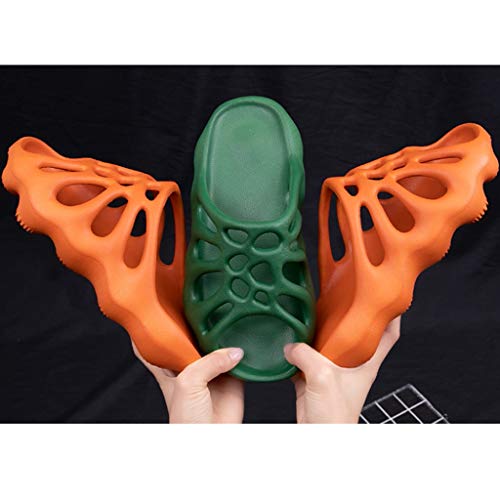 Women's Slippers EVA Slippers Female Summer New Net Red Fish Mouth Hole Wave Sandals Indoor Bathroom Strong Bottom Pair Slippers Bathing Shoes3