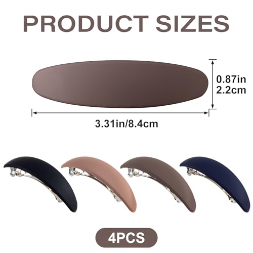 Pinzas para cabello grandes HINZIC 4 piezas miniatura 2