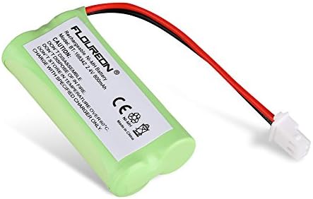FLOUREON 3 Packs Ni-MH 2.4V 800mAh Rechargeable Replacement Cordless Phone Battery Compatible with VTech BT166342 BT266342 BT162342 BT262342 BT-183342 Sanik 2SN-AAA40H-S-X2 2SNAAA70HSX2F CR1138