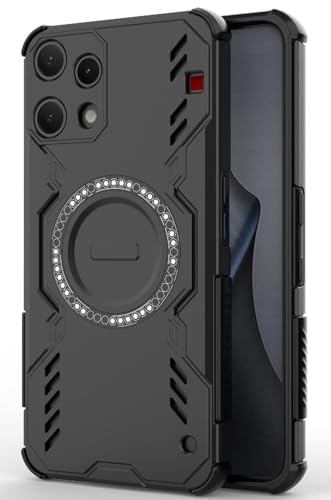 Image of ShieldTech Back Cover Case for Nothing Phone 3a Lite 5G | 360 Protection Mobile Phone Case | Mag-Safe | Camera Protection | Back Cover for Nothing Phone 3 a Lite 5G / 3a Lite 5+G - Black TPU+PC