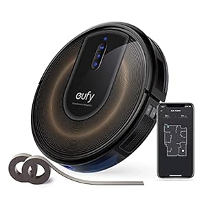 eufy RoboVac G30 Edge van Anker, robotstofzuiger met Smart Dynamic Navigation 2.0, robotstofzuiger met 2000 Pa zuigkracht, WLAN-connectiviteit, met afgrenzingsstrips, ideaal voor tapijten en harde vloeren