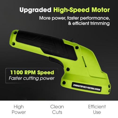 Image of 2-in-1 Cordless Hedge Trimmer, Handheld Shrub Trimmer, 8.4V Battery, Dual-Edge Blade, Lightweight Grass Shears for Lawn, Garden & Shrubs, Easy One-Hand Operation.