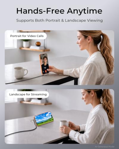 Image of 【2026 Upgraded】3-in-1 240W Invisible Stand Fast Charging Cable, Chubby USB A /C to USB C Cable, 90 Degree Type C Charger Cord (4ft) with Built-in Phone Stand, for iPhone 17 /16 Pro Max Galaxy S26 Ultra