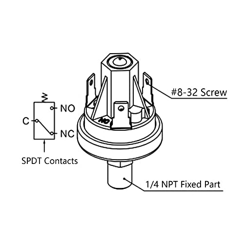 Image of 10PSI±2PSI Oil Pressure Switch Fit for Generac GT990 GT760 V-Twin
