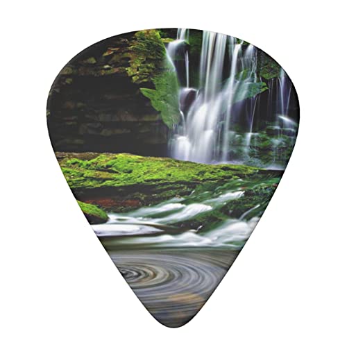 Lot de 6 médiators imprimés cascade pour guitare acoustique et électrique - Les Beatles, Paul McCartney, John Lennon, RIngo Starr, George Harrison Lot de 6 médiators imprimés cascade pour guitare acoustique et électrique – Image 4