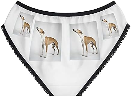DogsMakeMeHappy Whippet Panties, Whippet Underwear, Briefs, Cotton Briefs, Funny Underwear, Panties For Women