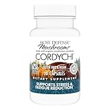 Host Defense CordyChi Capsules - Energy & Immune Support Supplement - Cordyceps & Reishi Mushroom Supplement for Relaxation & Respiratory Support - Aids Against Tiredness - 30 Capsules (15 Servings)*