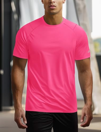 Zengjo Mens Athletic Shirts Short Sleeve Quick Dry Gym Workout Running Exercise T-Shirt Moisture Wikcing Sports Tee Top4