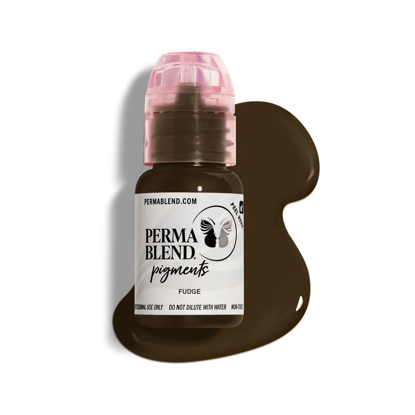 Perma Blend Pigments Professional Lip Color For Permanent Makeup Fudge 15ml, Bottle-picture-45