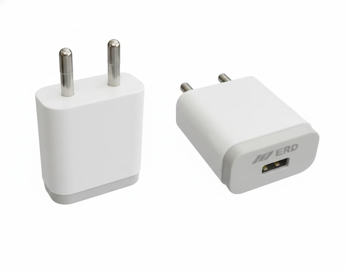5V 1Amp Mobile Charger Adapter Wall Charger | USB Power Adaptor |5W Wall Charger Compatible with Smartphones, Headphones, Speaker and Many Deivces White (Adapter)-image-43