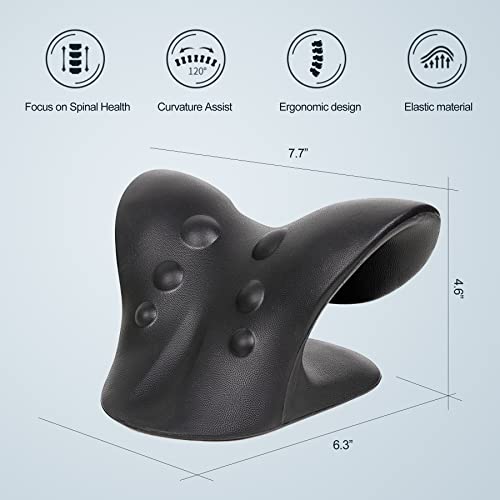 ComfortLife Neck Stretcher for Pain Relief, Neck and Shoulder Relaxer Cervical Neck Traction Device Pillow for TMJ Pain Relief… - Image 8