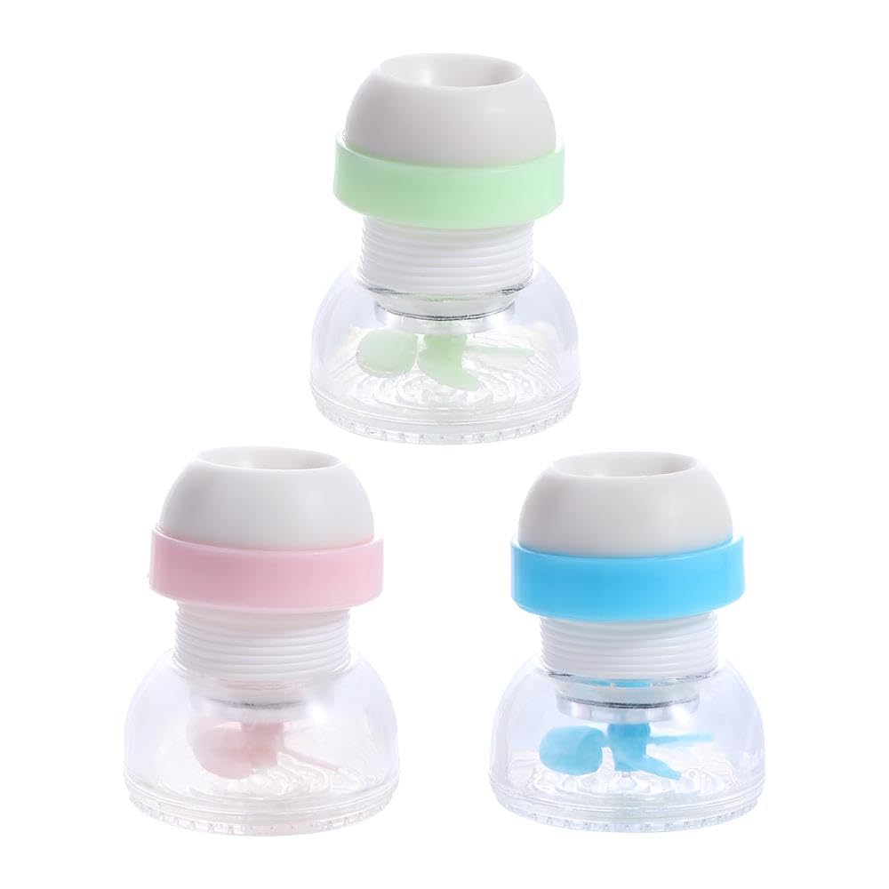 3 Pcs 360 Rotatable Faucet Nozzle Water Filter Adjustable Faucet Nozzle Adapter Household Faucet Extender Water Filter for
