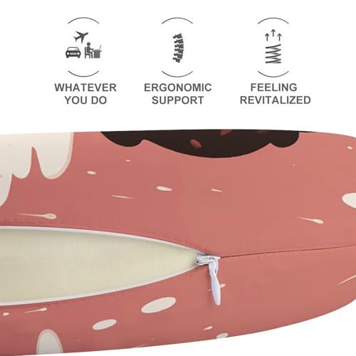 Almohada espuma viscoelástica tamaño único U miniatura 5